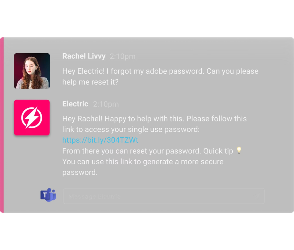 Electric in Microsoft Teams